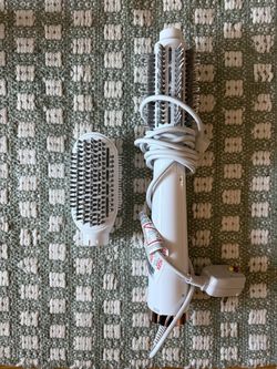 White Hot Air Brush Styler with Attachments