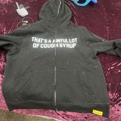 Awful lot of cough syrup zip up jacket