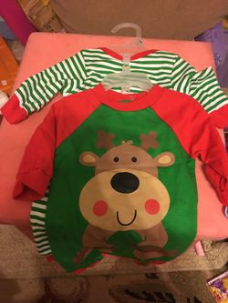 Christmas onesies set (newborn)