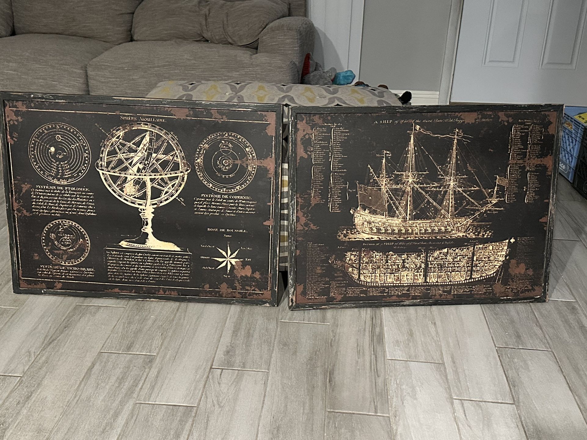 2 Wall Decor Pictures Wood