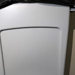 Slim Jim 23 Gal. Gray Vented Plastic Rectangular Trash Can