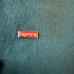 Supreme Enamel Small Box Hooded Sweatshirt Dark Teal