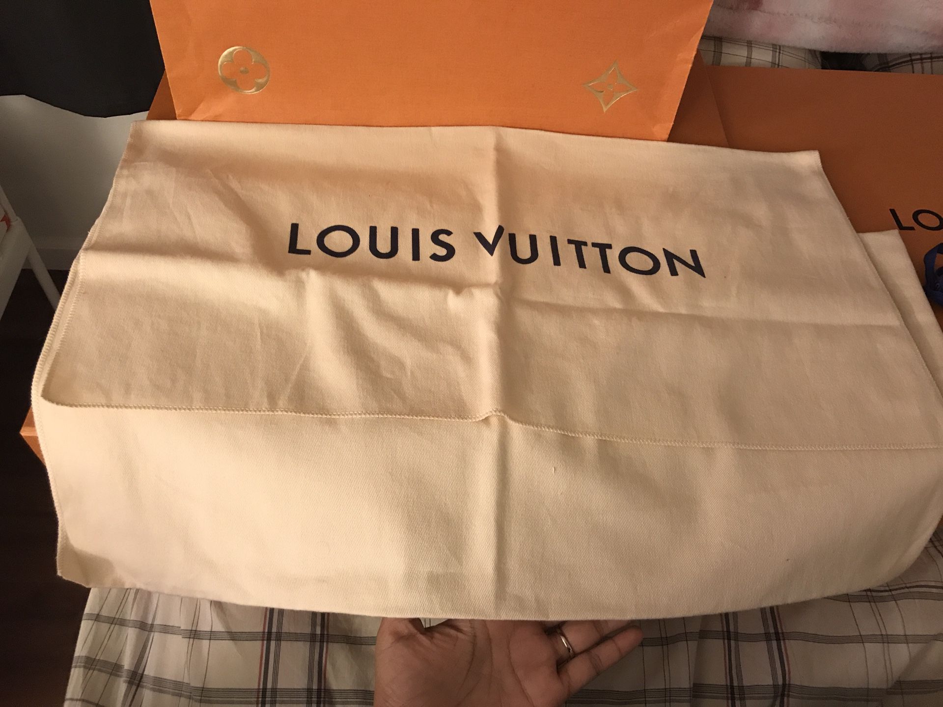 Authentic Louis Vuitton Protective Shoe/Handbag Dust Bag