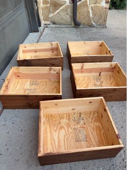 Handmade Wooden Boxes 5 pieces