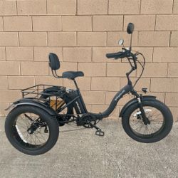  Awesome 750 Watts Folding Electric Tricycle Trike 