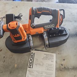 Ridgid Liion Compact Band Saw With Battery And Charger 