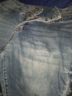 Lady  Jeans Size 12 Stetch Bands  Refuge 