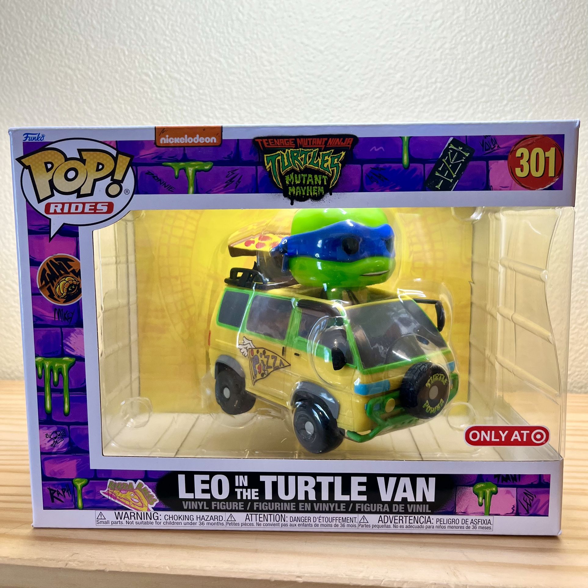 TMNT Leo In Turtle Van Funko Pop! Exclusive