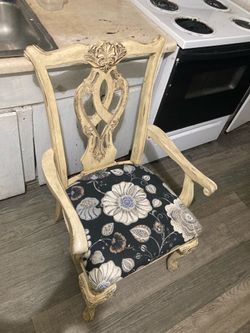 flower kitchen chair