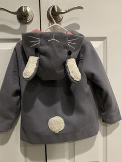 Girls 3T Bunny pea coat