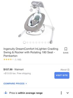 Ingenuity Baby Swing and Rocker