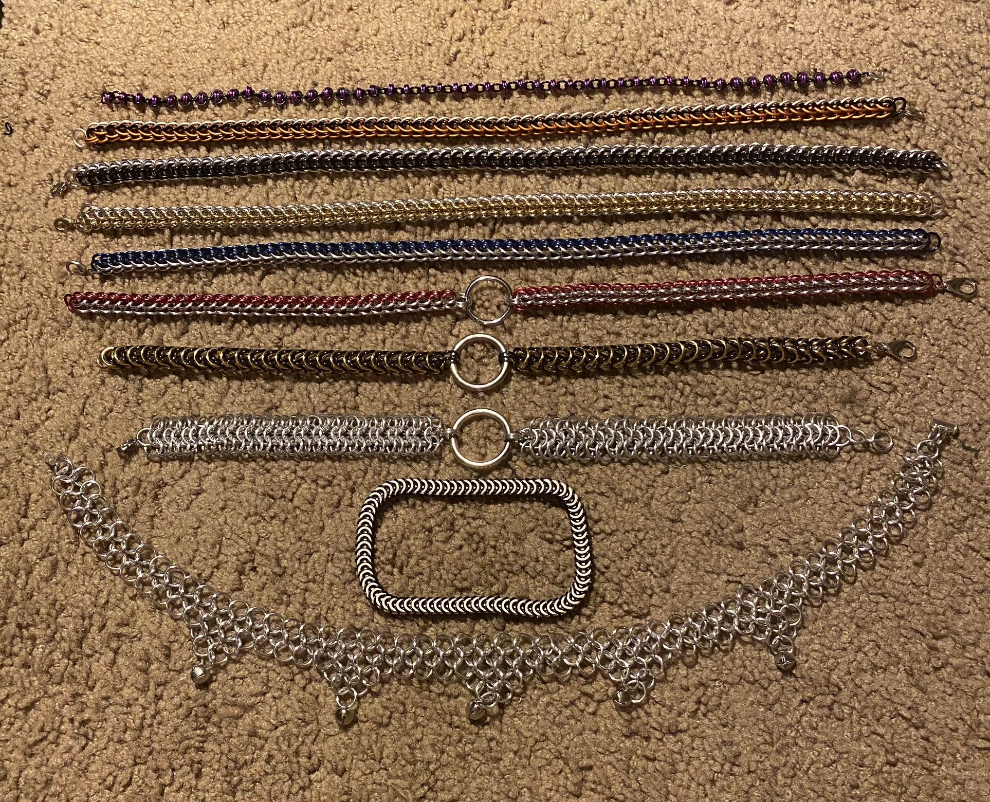Chainmail Necklaces / Chokers