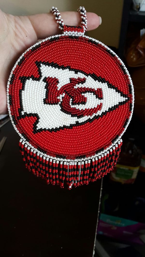 Kansas city chiefs hand beaded medallion for Sale in Puyallup, WA OfferUp