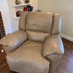 Leather chair Lenoris recliner  and rocking