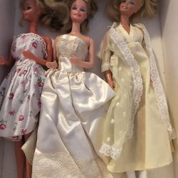 3 Barbie Dolls & 2 Ken Dolls