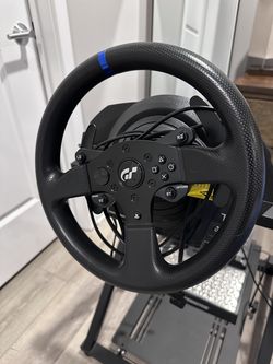 Thrustmaster T300 RS GT + T-LCM Load Cell Pedals + GT Omega Apex Stand – Complete Sim Rig
