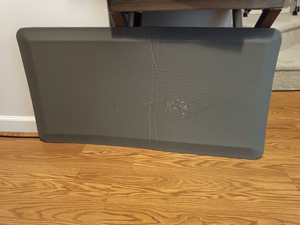 Sky Solutions Anti Fatigue Mat - 3/4" Cushioned Kitchen Rug and Standing Desk Mat & Garage - Non Slip, Waterproof and Stain Resistant (20" x 39", Grey