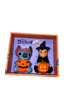 Disney Lilo & Stitch Halloween Ceramic Salt & Pepper Shakers