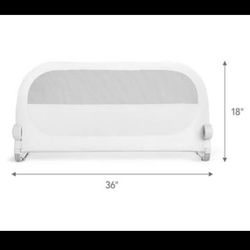 Please Read My description Munchkin® Sleep™ Toddler Bed Rail, Fits Twin, Full and Queen Size Mattresses, Grey