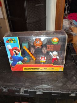 Super Mario Lava Castle Diorama Set