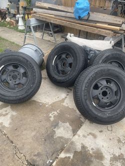 Accelera Omikron H/T 265/75 R16 116T Set Of 4 Tires with 6 Lug Rims