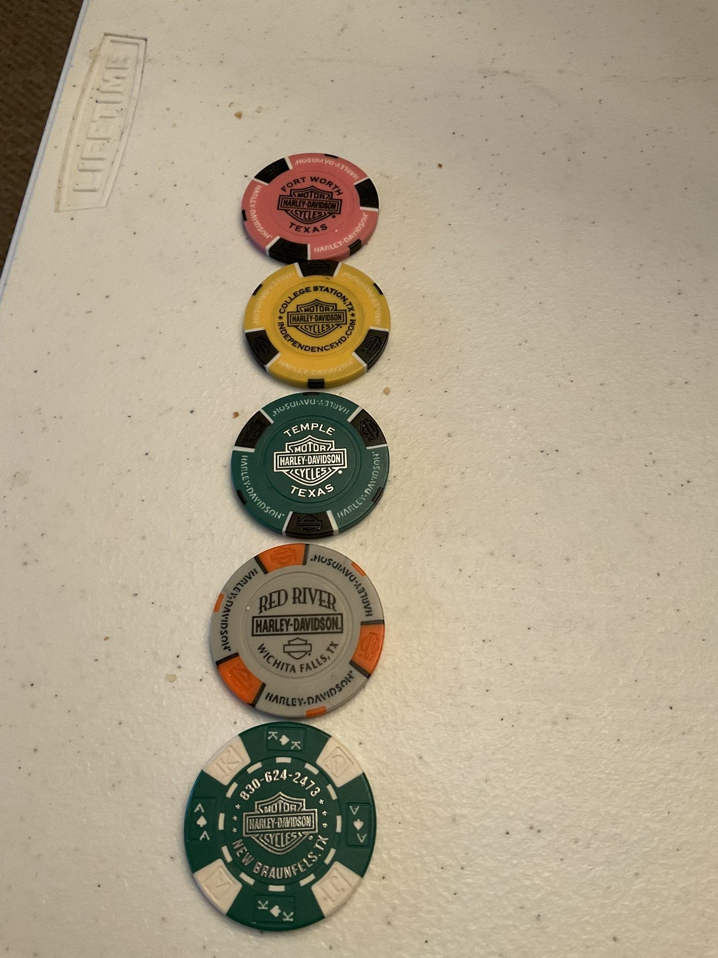 Harley Davidson Poker Chips