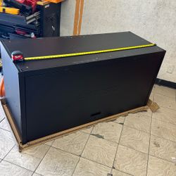 Husky Modular lool Storage Heavy Duty 62 in. W x 24 in. D Matte Black Top Tool Chest