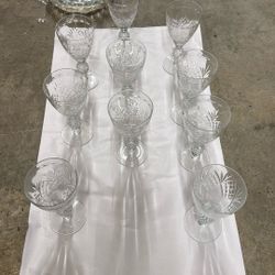 Vintage Crystal Wine Cup