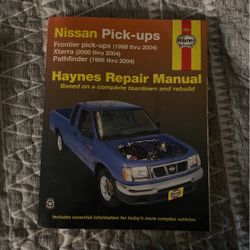 Nissan Pick-Ups, Xterra and Pathfinders Repair Manual