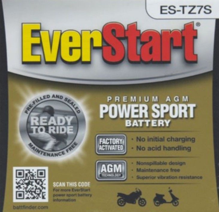 Everstart powersport battery ES-TZ7S