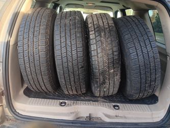 LT245 75 16" 99% New Tread Heavy 10 Ply Mounted On GMC Chevy  8 Lug Bolt Pattern 3/4 Ton Trk Steel wheels