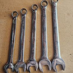 Craftsman Large Combo Wrenches 1" - 1 and 5/16"