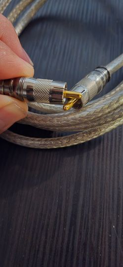 8FT RCA Audio Cable with Braided Jacket