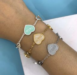 Sterling silver 925 inspired bracelet! Silver and blue only