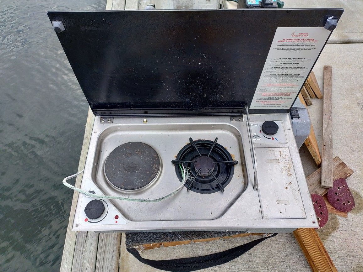 RV/Boat Propane/Electric/Butane Stove Top