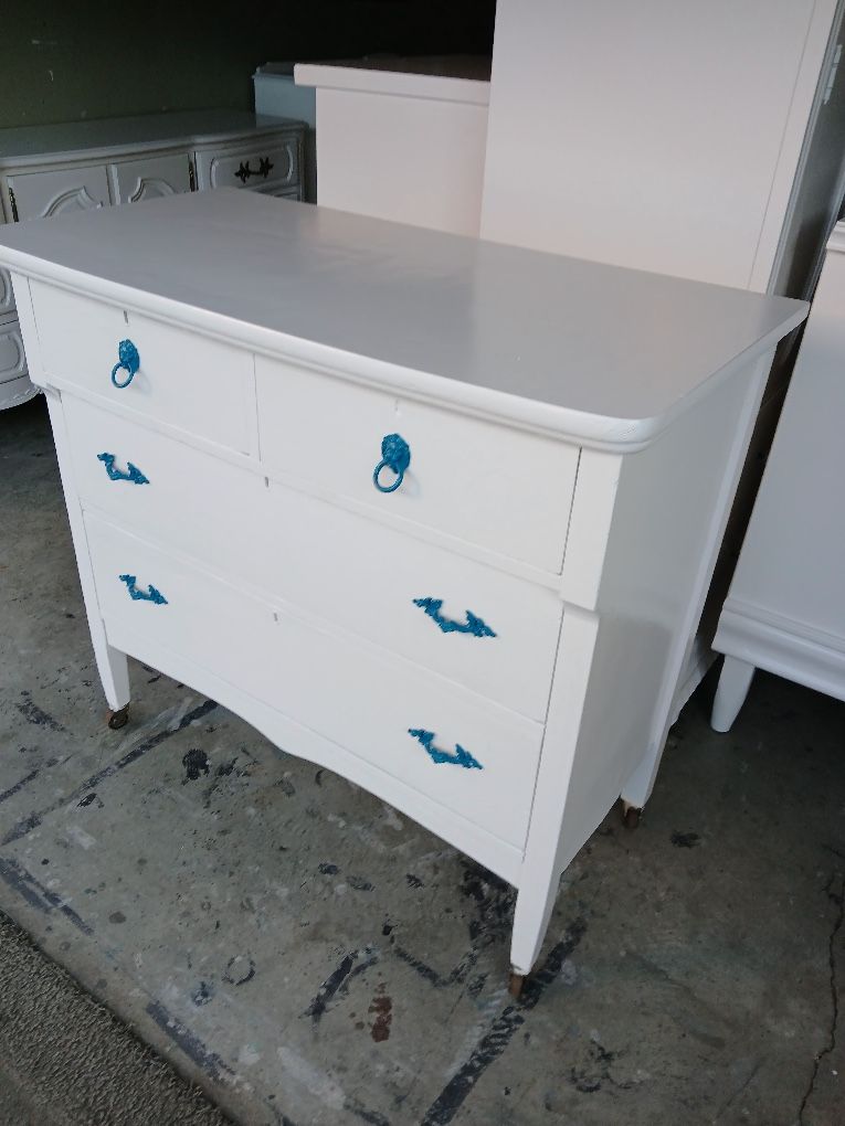 Refurbished Oak Antique Dresser
