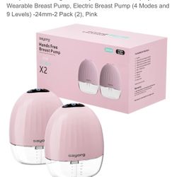 Breast Pump, Dual Portable Hands-Free Breast Pump with The Longest Battery Life and LED Display, Wearable Breast Pump, Electric Breast Pump (4 Modes a