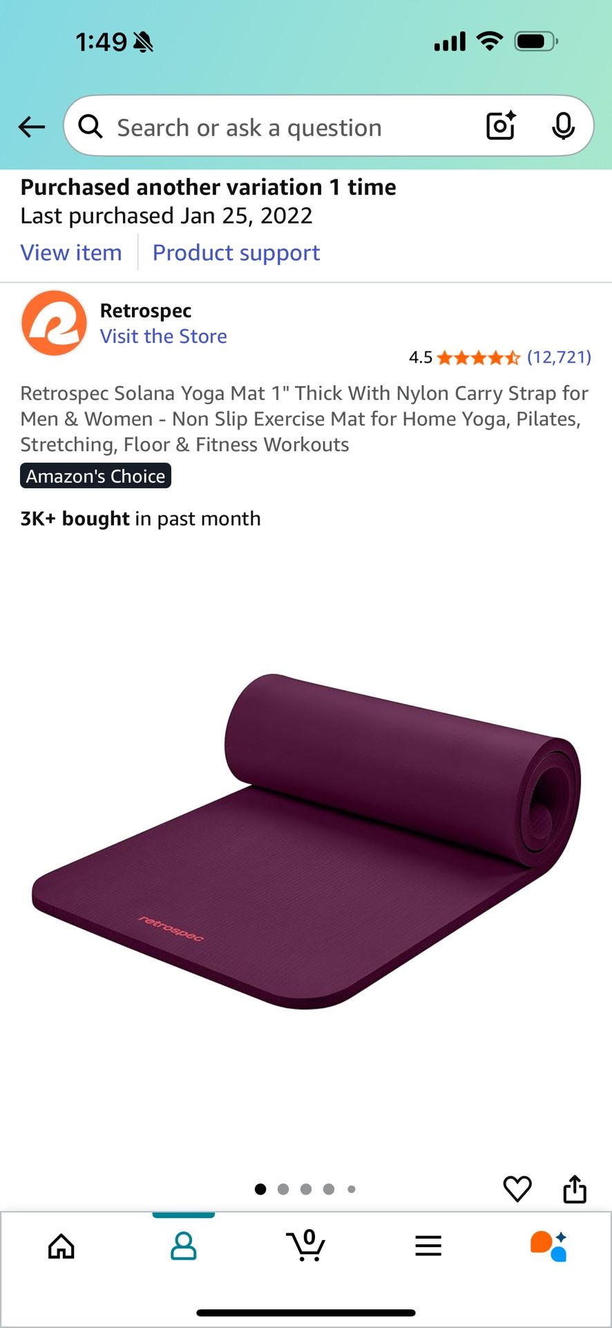 Yoga mat