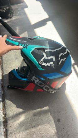 Fox Dirt bike helmet V3 WITH GOGGLES