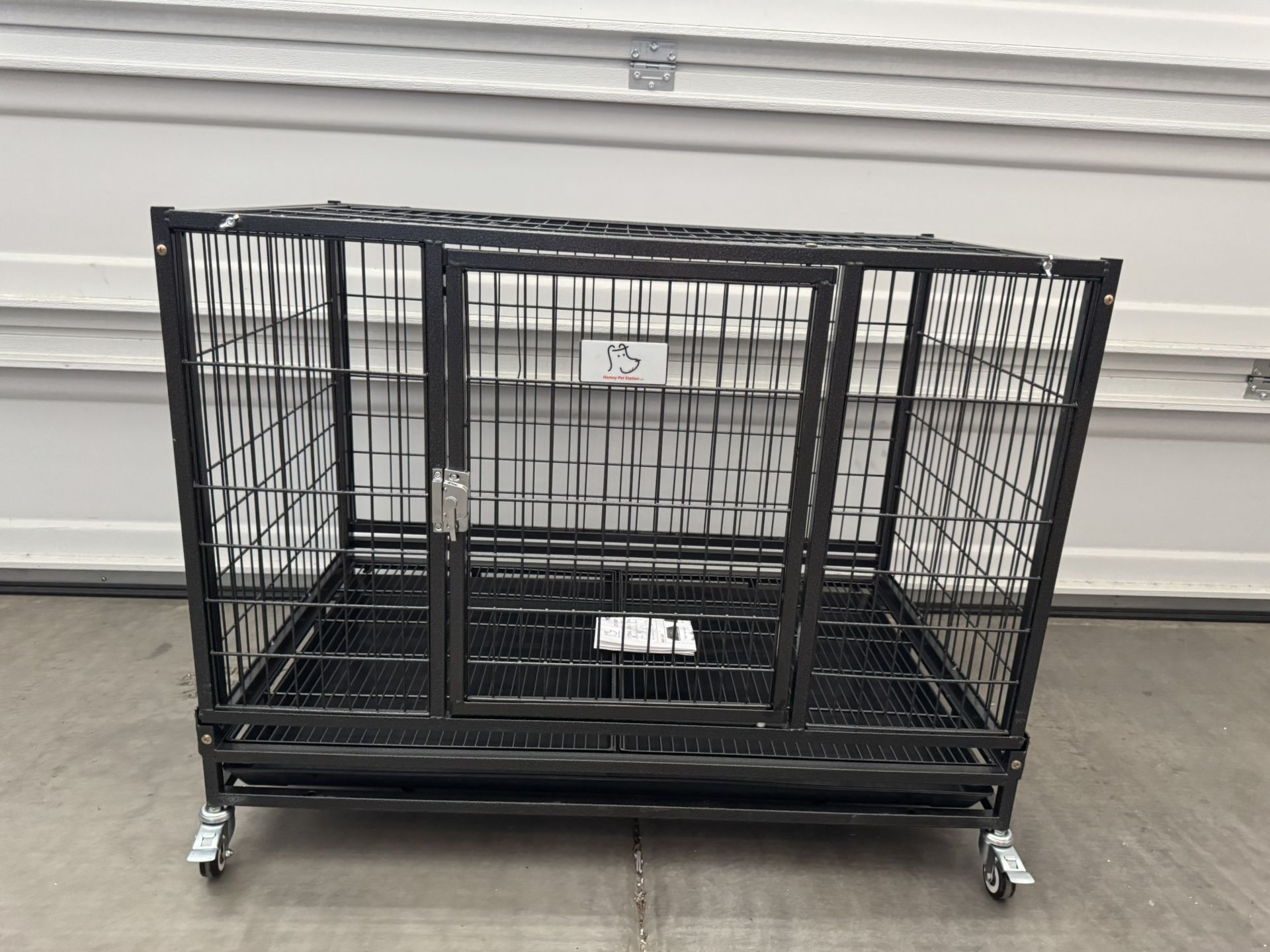 Homey Pet Dog Crate Stackable