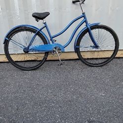 26" Huffy Cranbrook Beachcruiser Beach Cruiser Bike Bicycle  Blue