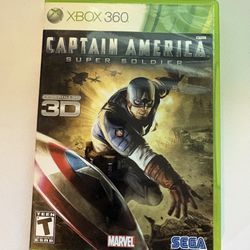 Captain America: Super Soldier Microsoft Xbox 360 With Manual
