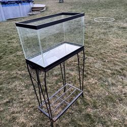 10 Gallon Fish Tank  & Stand