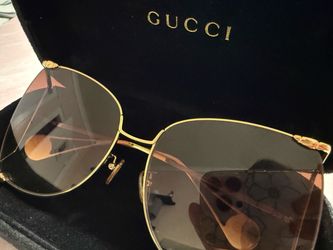Gucci Gold Frame Sunglasses