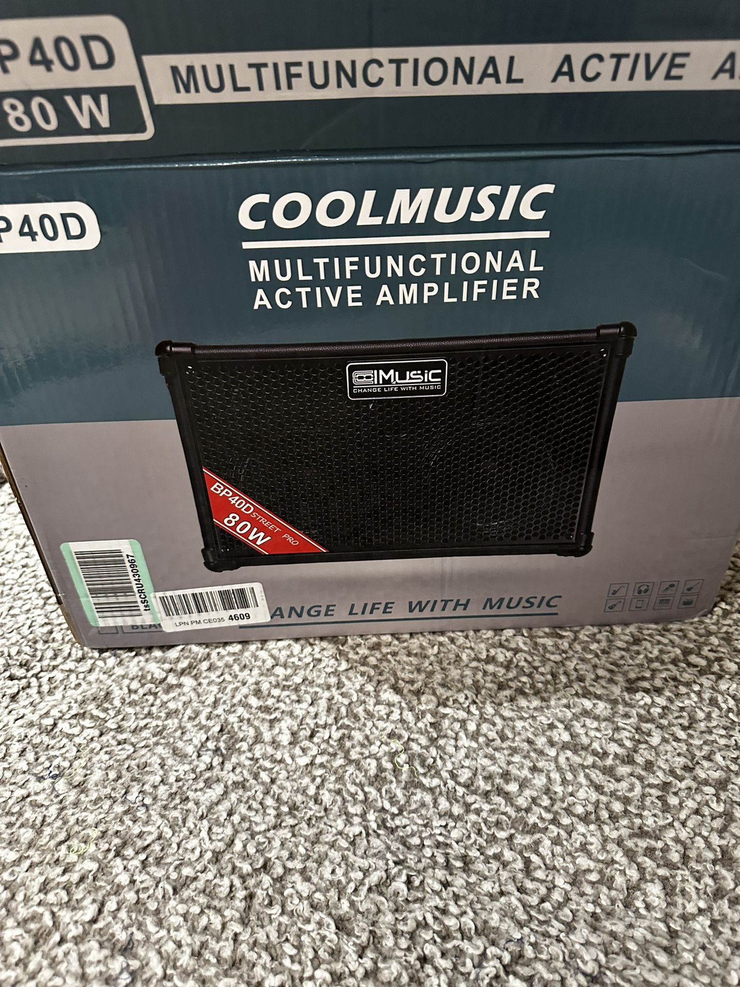 Coolmusic BP40D Powered Acoustic Guitar Amplifier
