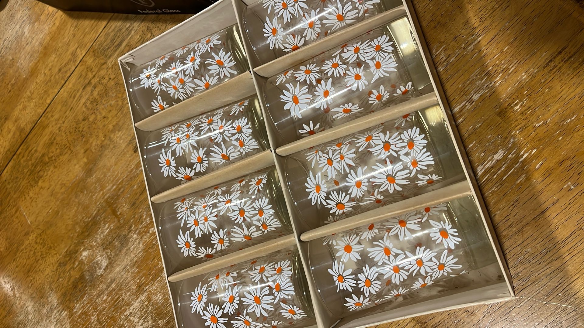 Daisy Field glassware 8pc Set