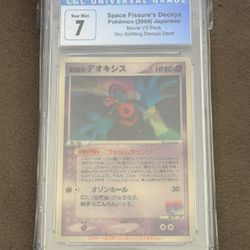 Pokemon 2004 Cgc 7 Space Fissure’s  Deoxys Lenticular 