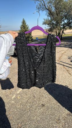 Sequin Vest