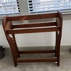 Handmade Blanket Rack