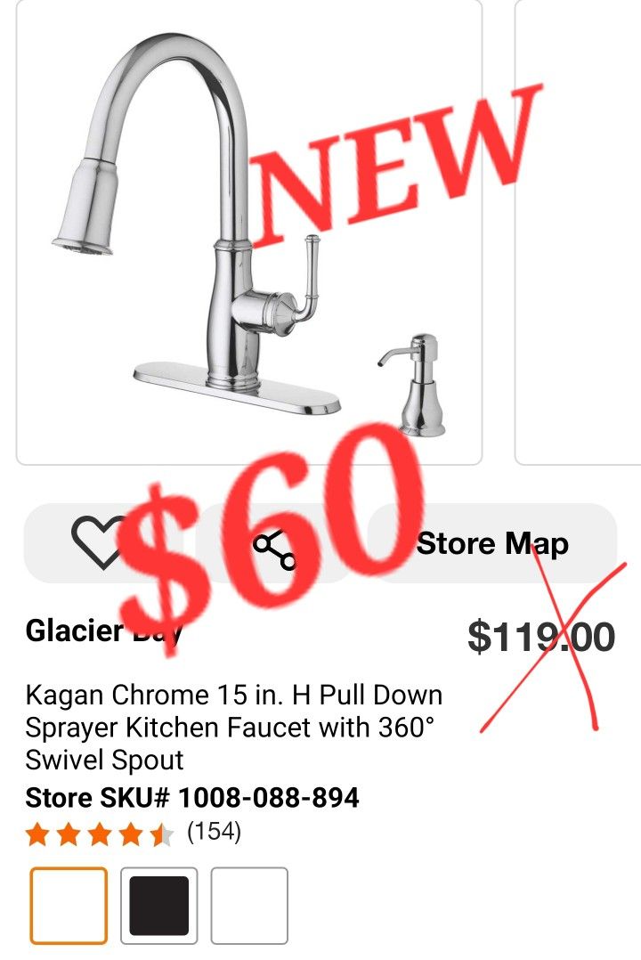 Kitchen Faucet With Soap Dispenser
